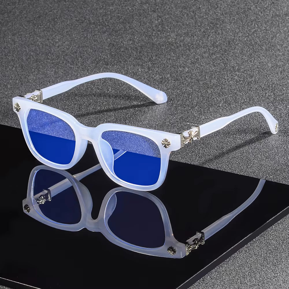 Variations of Moe Classic Square Anti Blue Light Computer Eyeglasses